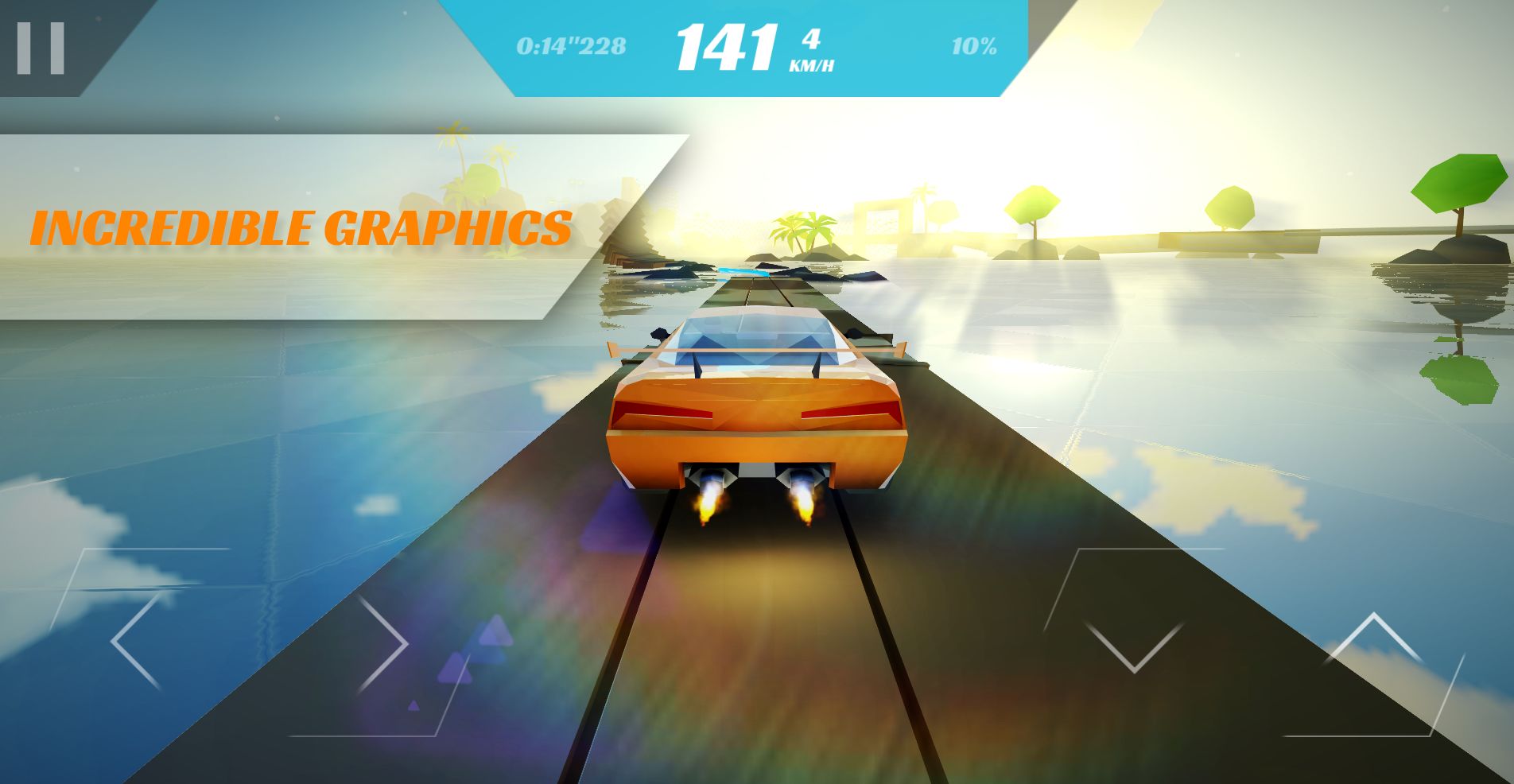 Screenshot of The Infernus Paradise - Amazing Stunt Racing Game
