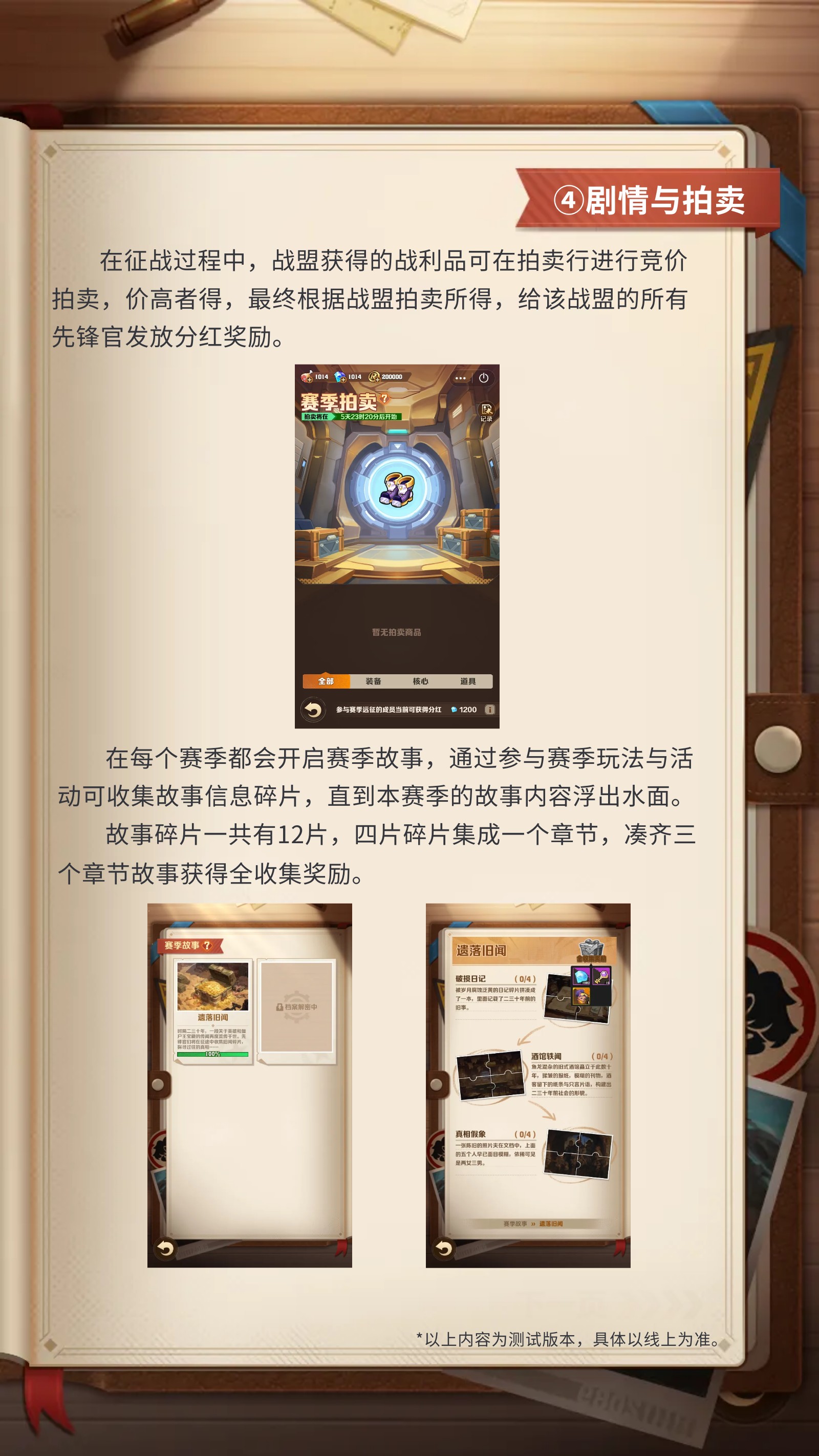 剧情与拍卖