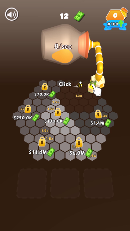 HoneyComb Clicker游戏截图