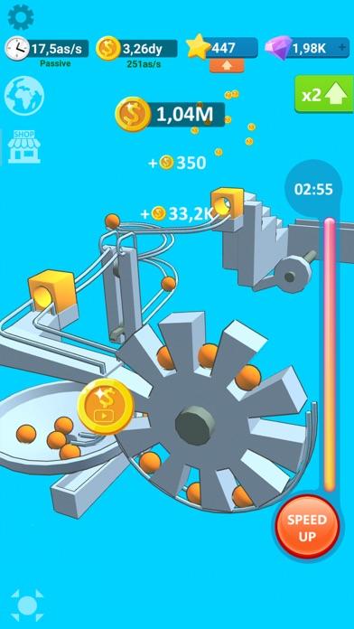 Balls Rollerz Idle 3D 物理谜题放置游戏游戏截图