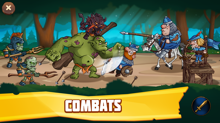 Hero defenсe Crush mega tower游戏截图