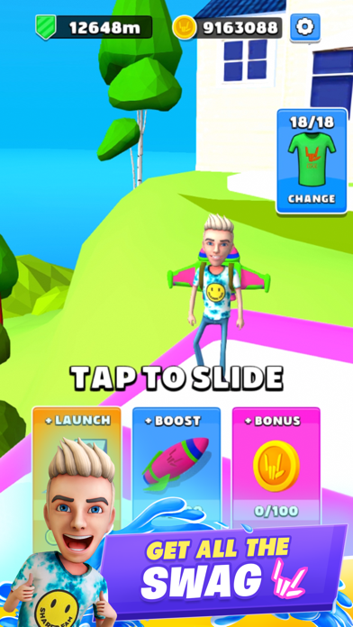 Stephen Sharer’s Rocket Slide游戏截图