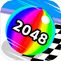 Ball Run 2048: merge numbericon