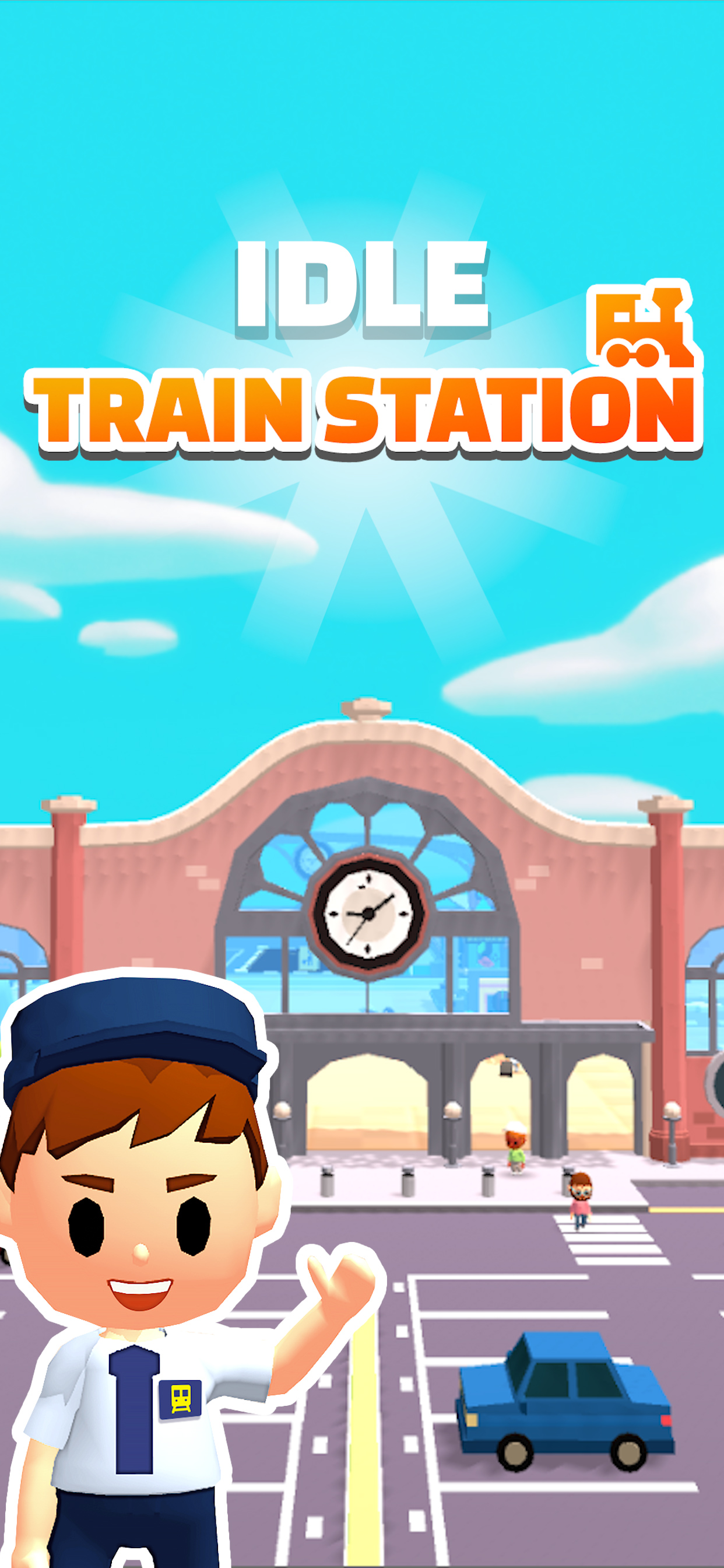 Idle Train Station游戏截图