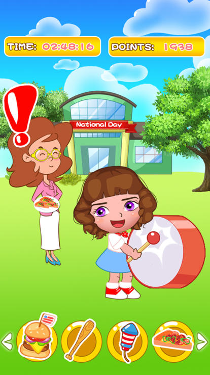 贝贝公主学校假日野餐偷懒小游戏大全游戏截图