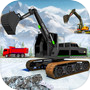 Snow Excavator Truck Driver 3Dicon