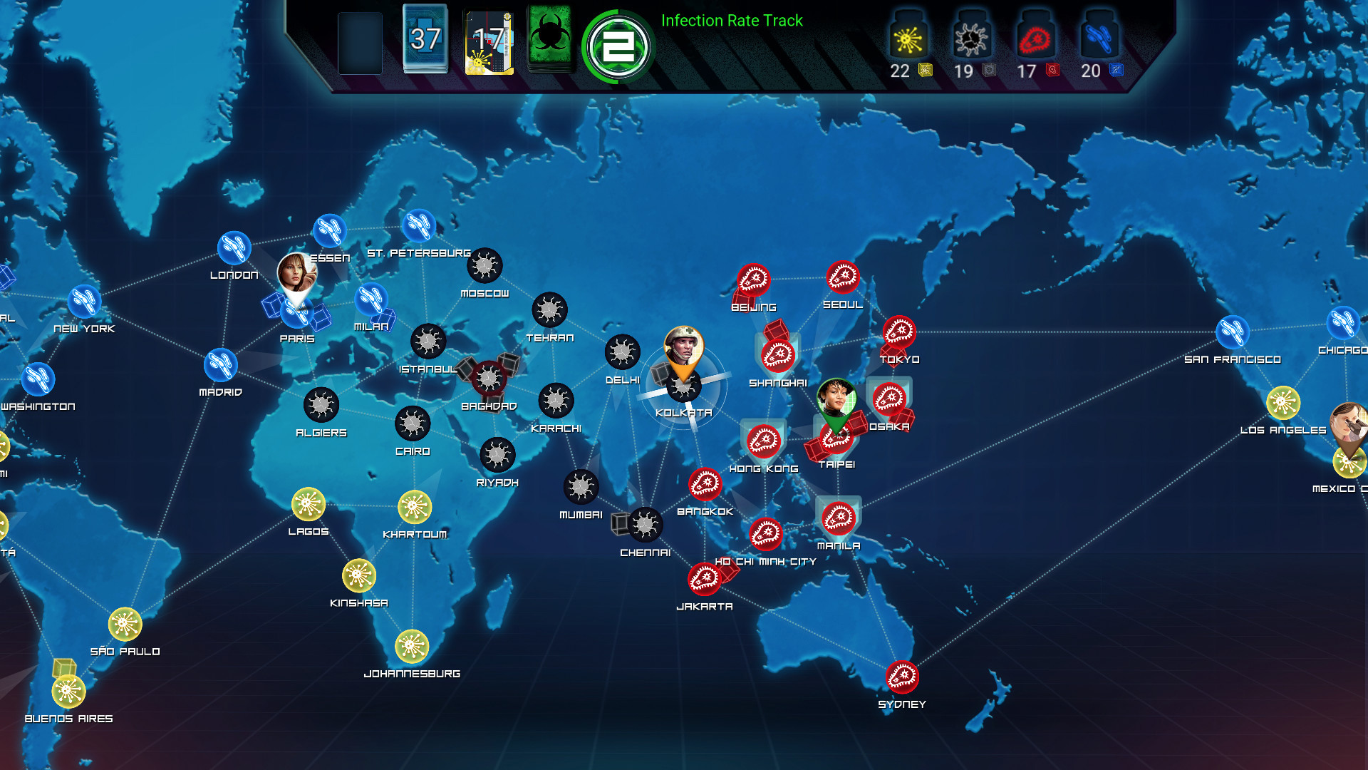 Pandemic: The Board Game游戏截图