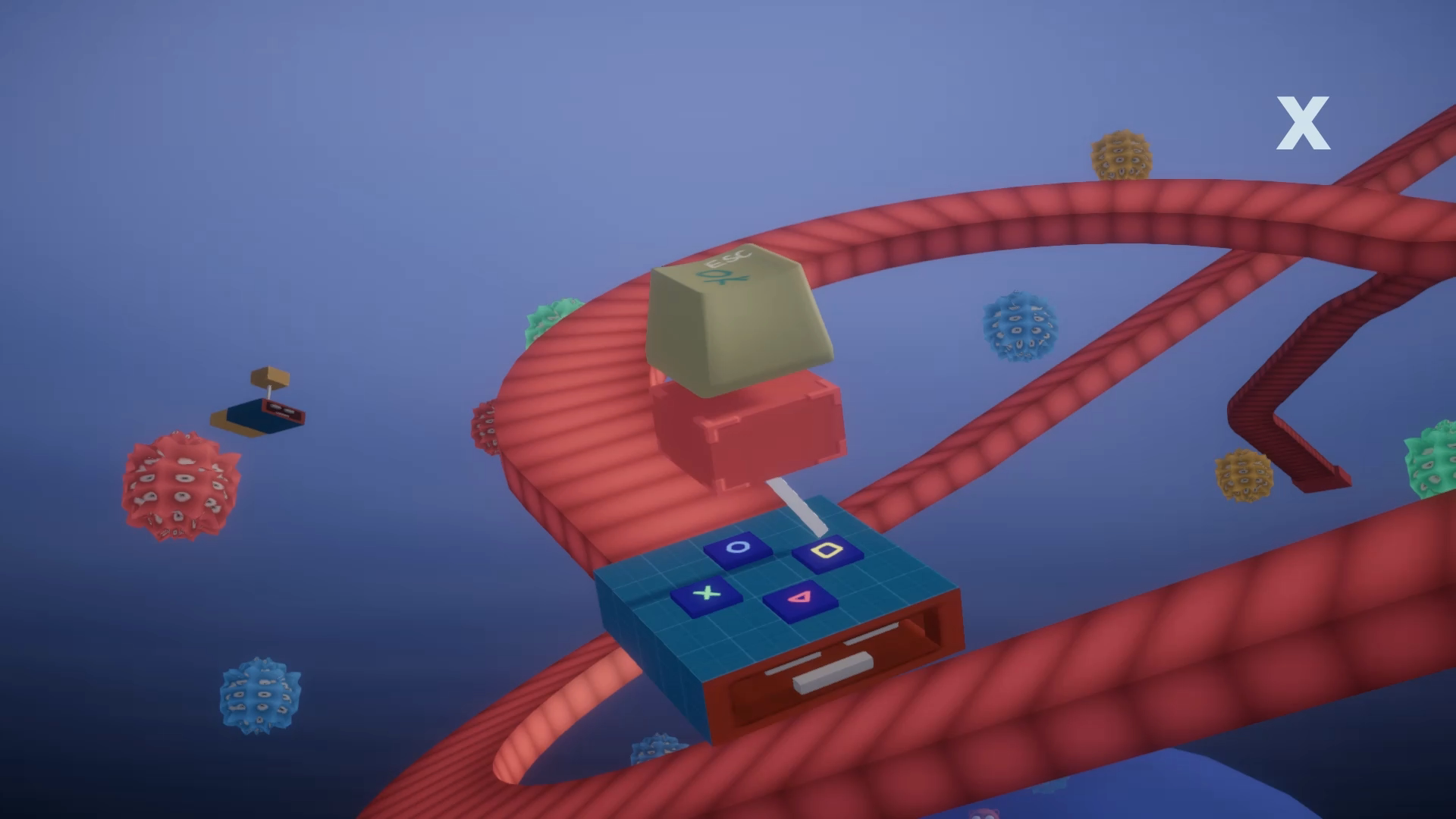 一个按键游戏截图