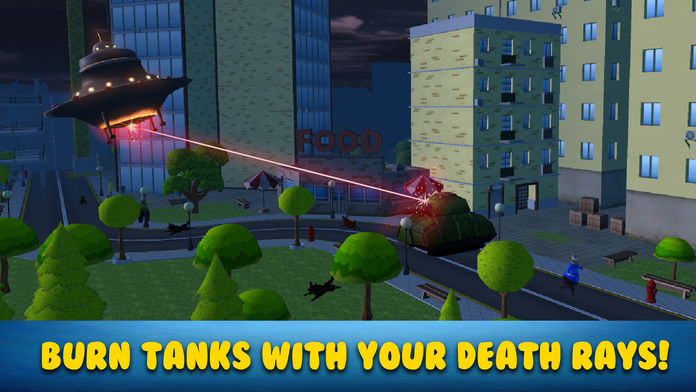 Cartoon Aliens Invasion: UFO Swarm Simulator Full游戏截图