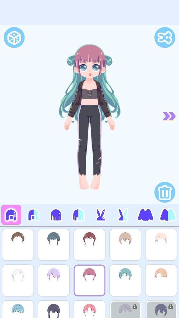 甜蜜萝莉换装游戏截图