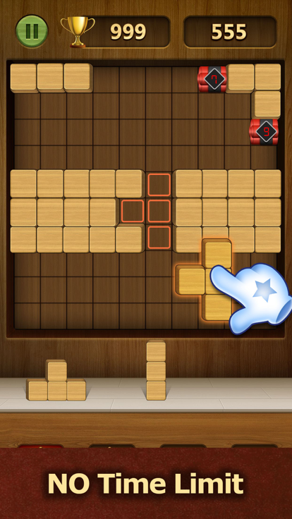 3D Wood Block Puzzle : Hexa!游戏截图