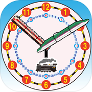 【電車の時計】でんしゃどけい【次の発車時刻は？】icon