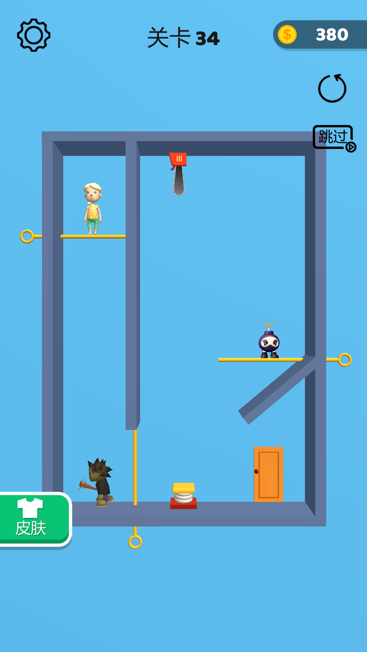 抽个棍棍（中文版）—Pin Rescue游戏截图
