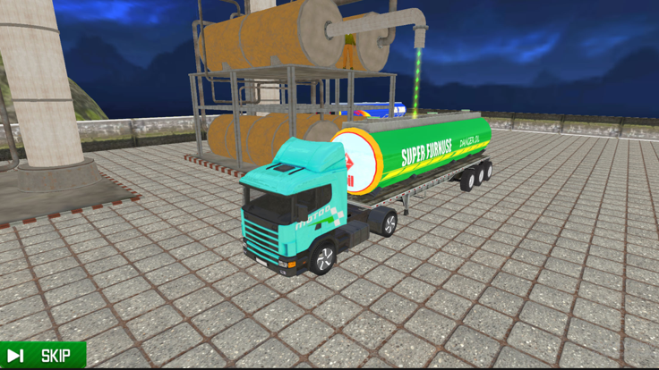 Oil Tanker Euro Truck 3D Games游戏截图