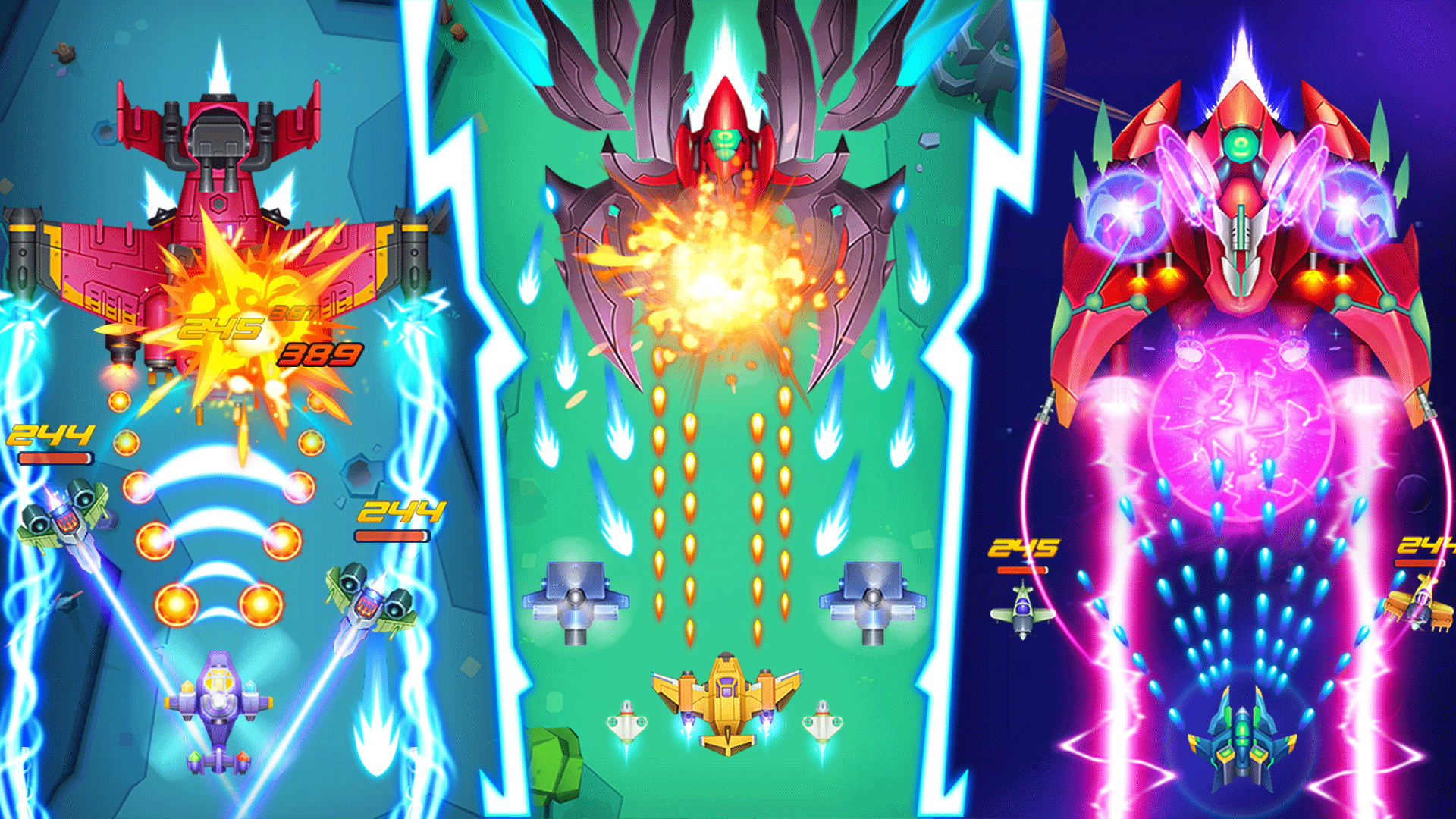 银翼战机游戏截图