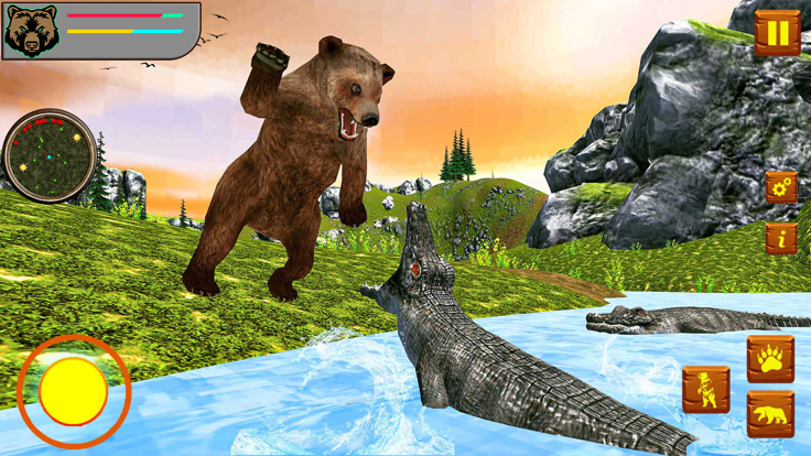Bear Simulator Wild Animal游戏截图