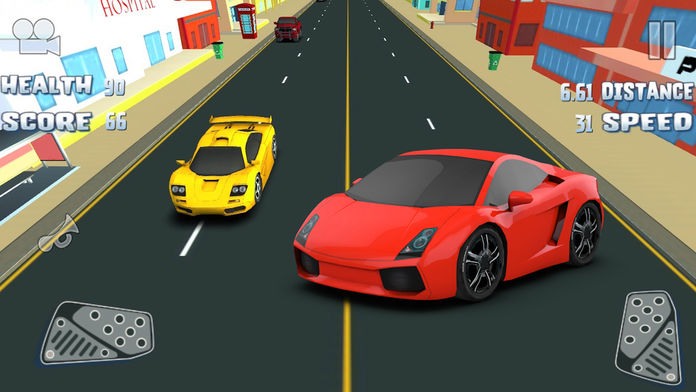 3D超跑汽车游戏截图