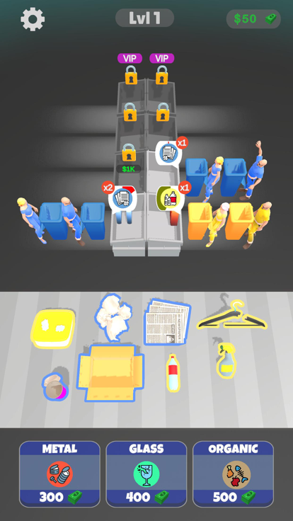 Recycle Sort游戏截图