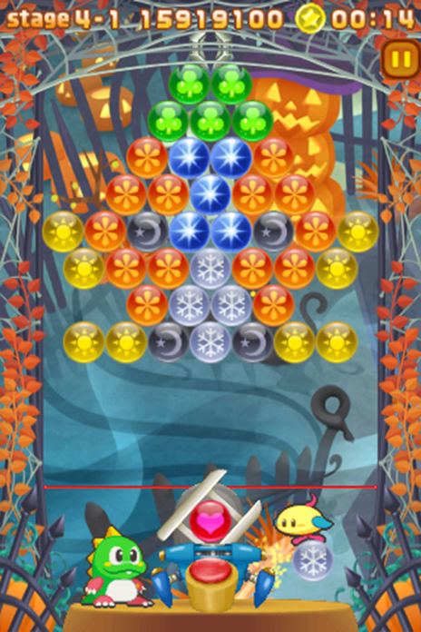 Screenshot of Puzzle Bobble