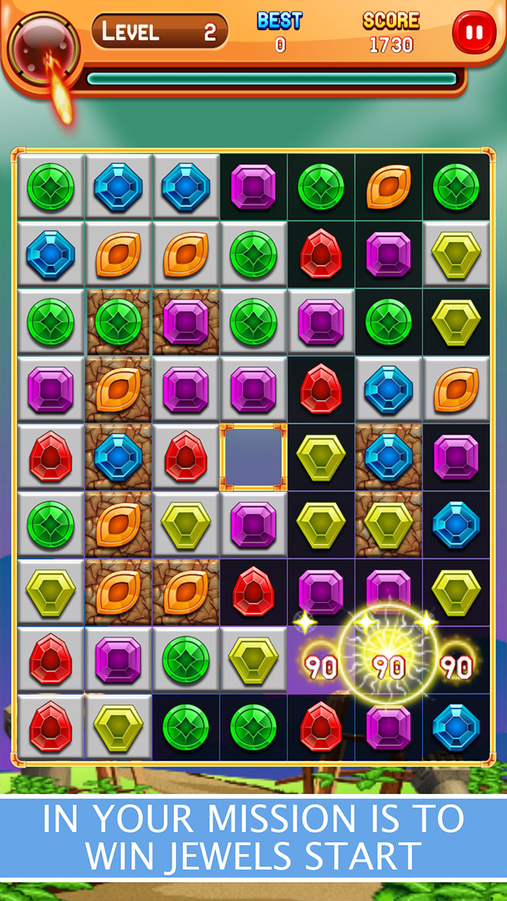 梦幻宝石消除游戏截图