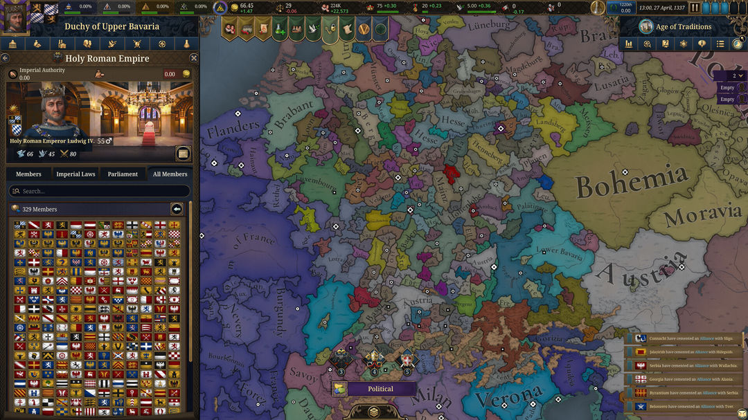 Europa Universalis V游戏截图