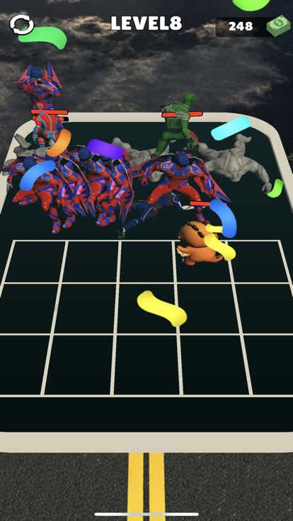 合并大师:蜘蛛超级英雄游戏截图