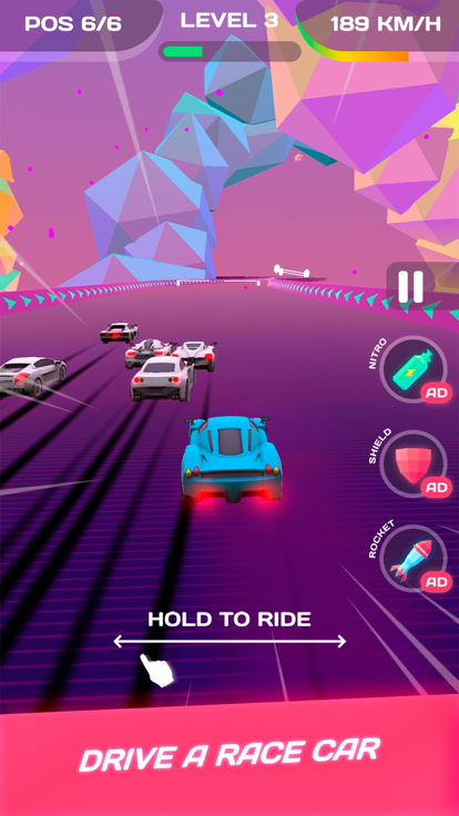 赛车3D - 赛车游戏 - Car race 3D游戏截图