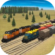 Train and rail yard simulator