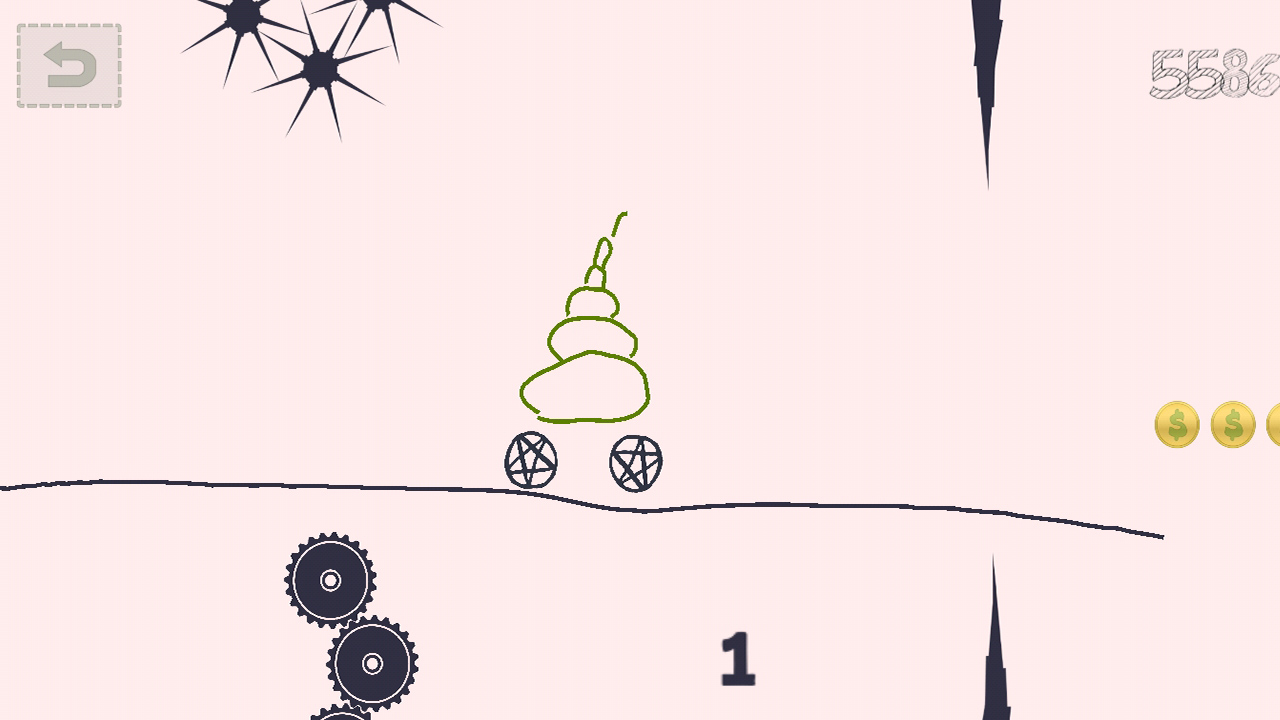 卡通二轮车游戏截图