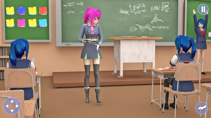 Anime virtual School Teacher游戏截图