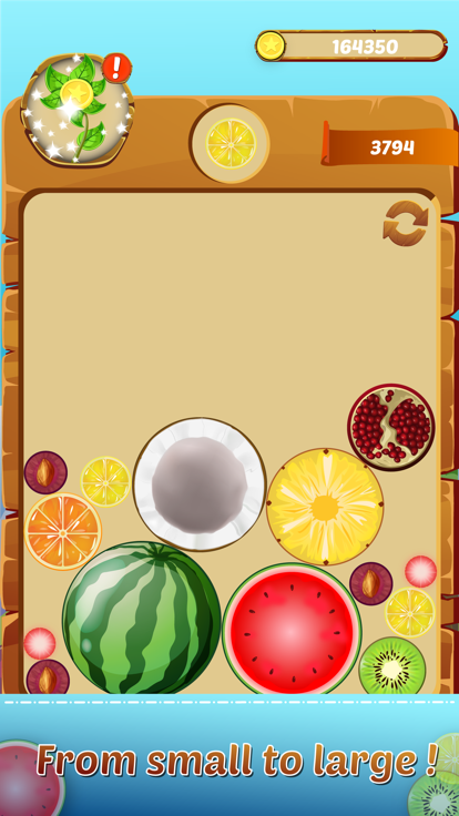 Fruit Merge - A Fun Drop Game游戏截图