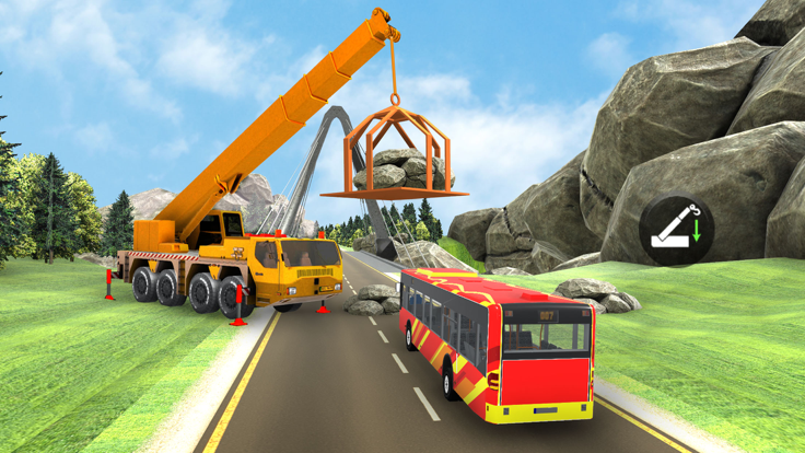 Highway Coach Bus Driving Sim游戏截图