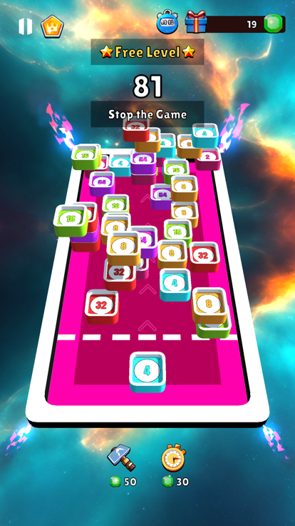 Grand Cube 2048: Merge Game游戏截图