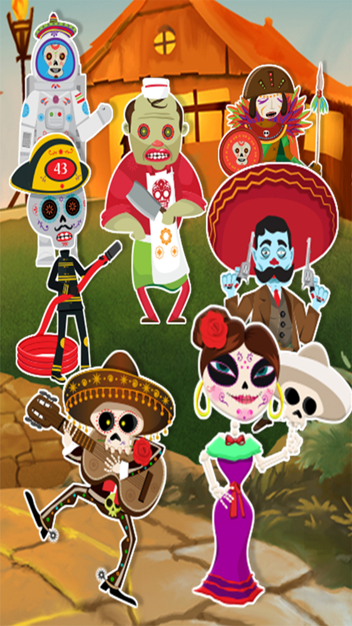 亡灵节纸牌游戏截图