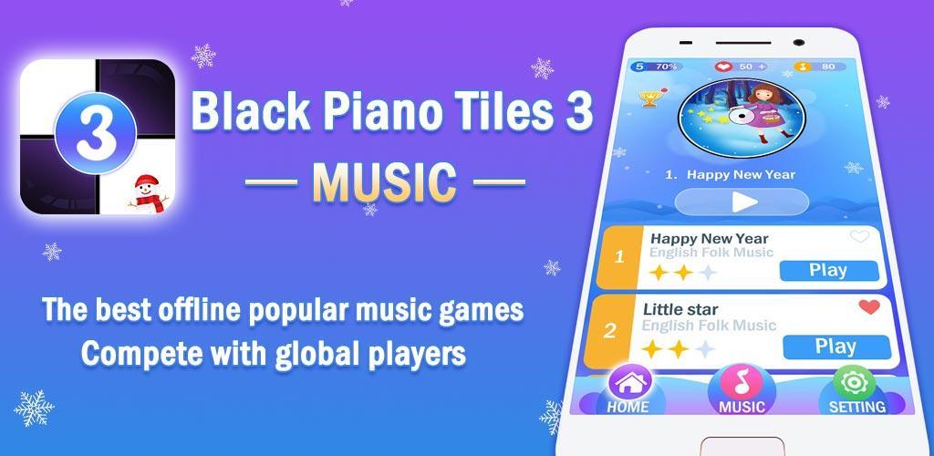音乐钢琴块 - 魔法黑色钢琴块3游戏截图