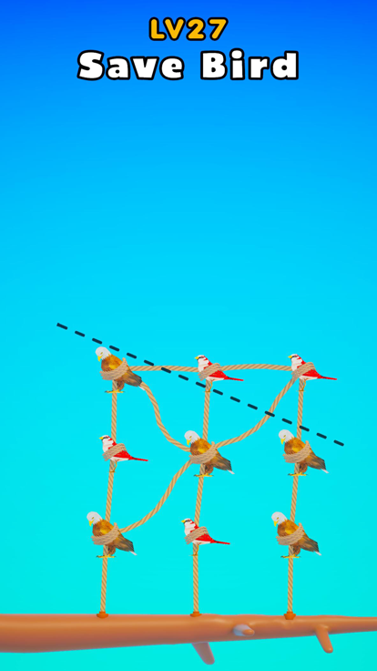 Birds And Ropes: Cut游戏截图