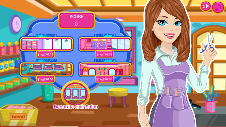 Clean Up My Fashion Hair Salon游戏截图