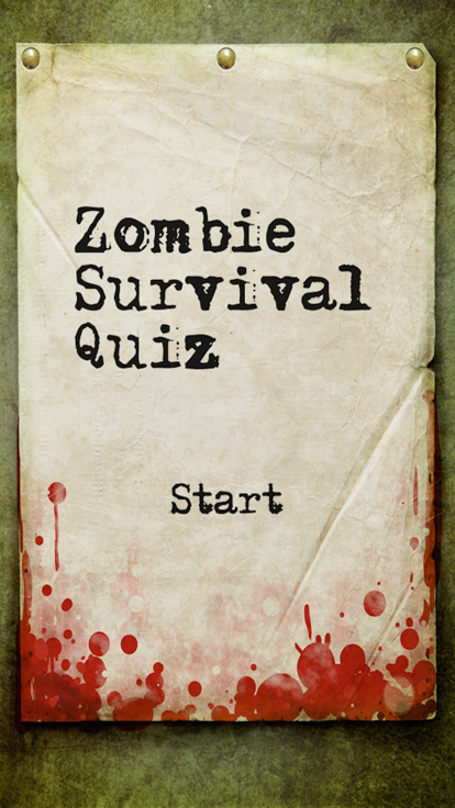 Zombie Survival Quiz!游戏截图