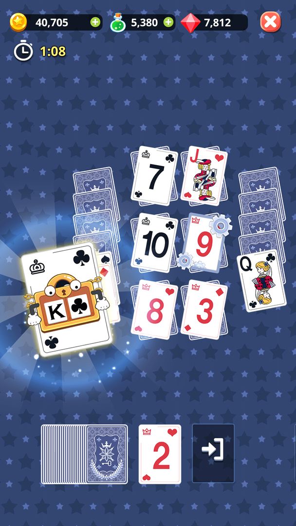 Theme Solitaire: Tripeaks Game游戏截图