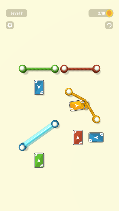 Rope Frenzy: Slice & Solve游戏截图