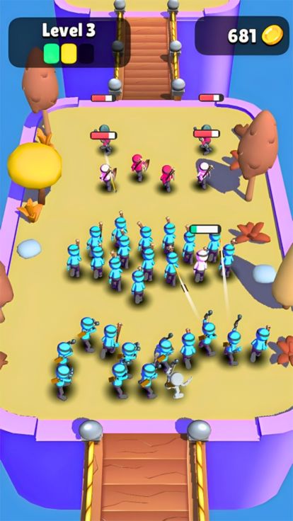 Merge Army Tower Attack游戏截图