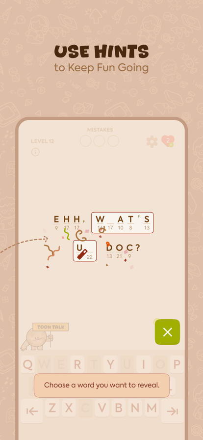 Cryptogram: Number & Word Game游戏截图