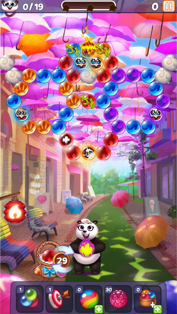 Screenshot of 熊猫泡泡 - 泡泡龙游戏
