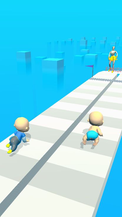 Naughty Baby Race游戏截图