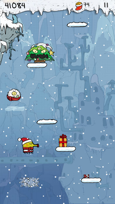 Doodle Jump Christmas PLUS游戏截图