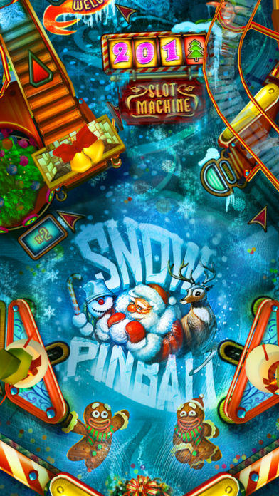 Snow Pinball: Santa's Christmas Factory!游戏截图