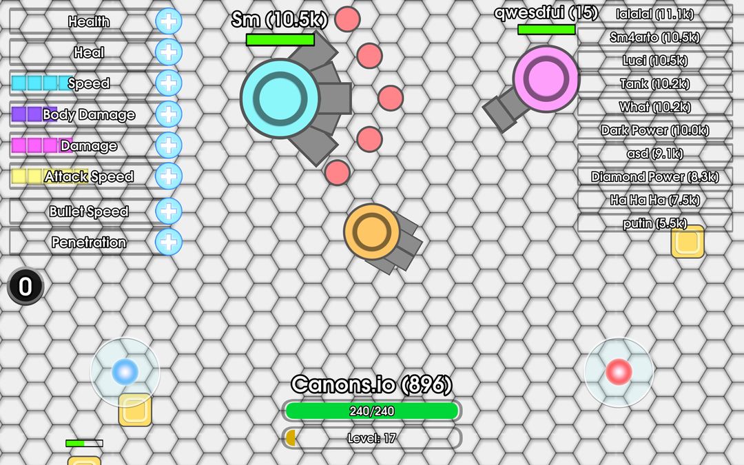 Cannons of diep io游戏截图