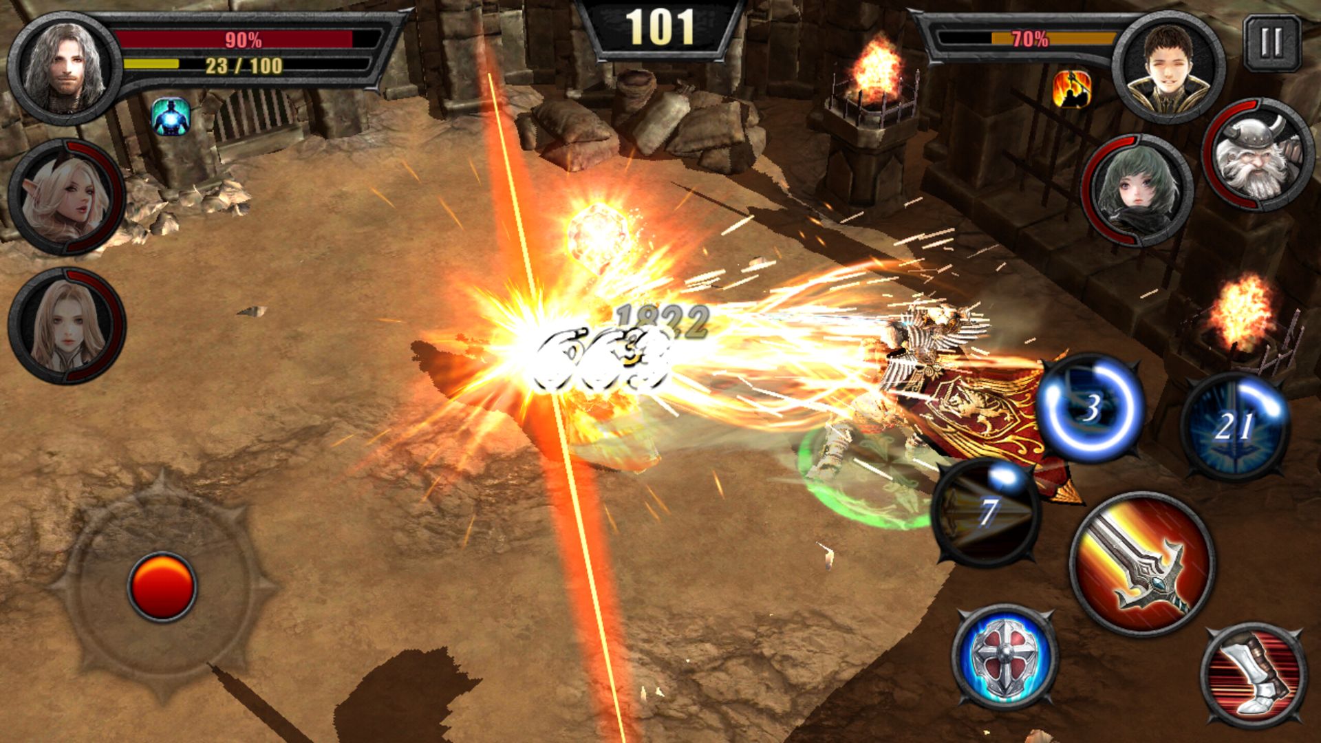 Screenshot of Dragon Raja M
