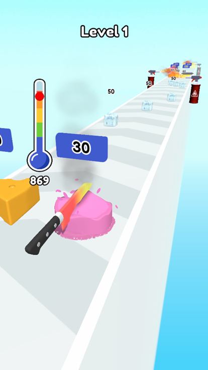 Glow Knife游戏截图