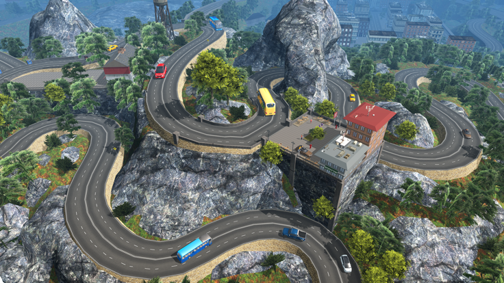 巴士模拟器 - 长途汽车 - 前往中国游戏截图